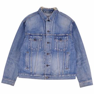 Balenciaga - 美品 バレンシアガ BALENCIAGA デニムジャケット トラッカージャケット ダメージ加工 アウター レディース 36