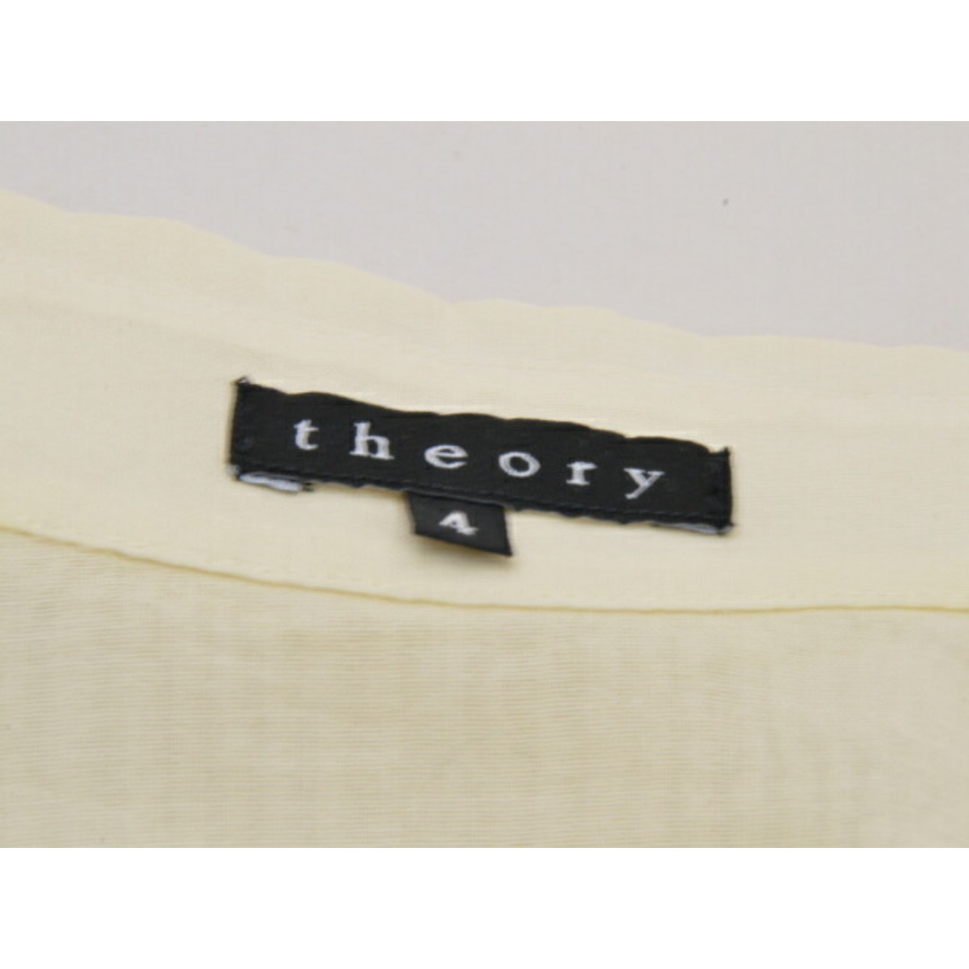 theory(セオリー)のセオリー Theory シャツ/ブラウス 長袖 コットン 4サイズ イエロー レディース u_s s_z F-M7967 レディースのトップス(シャツ/ブラウス(半袖/袖なし))の商品写真