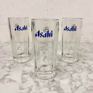 14813 ビールジョッキ　グラス　3個セット Asahi(グラス/カップ)