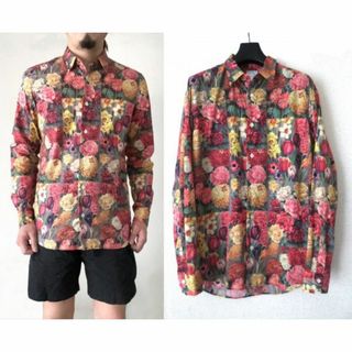 ポールスミス(Paul Smith)のPaul Smith FLORAL COLLAGE SHIRT M 花柄シャツ(シャツ)