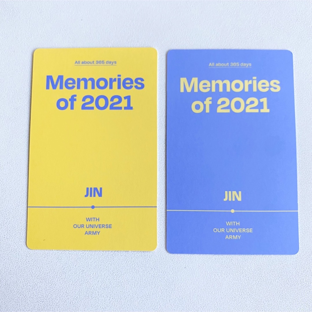 防弾少年団(BTS)(ボウダンショウネンダン)の【公式】BTS MEMORIES 2021 DVD blu-ray 2枚 ジン エンタメ/ホビーのCD(K-POP/アジア)の商品写真