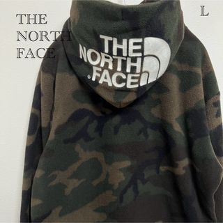 ザノースフェイス(THE NORTH FACE)の【美品】ザノースフェイス THE NORTH FACE リアビューフルジップ L(パーカー)