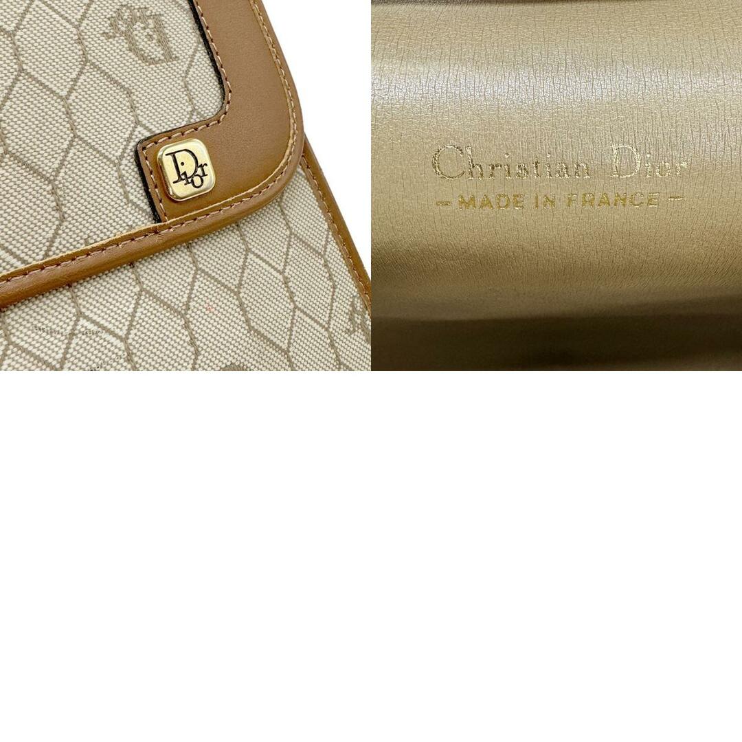 Christian Dior(クリスチャンディオール)のクリスチャンディオール Christian Dior ショルダーバッグ キャンバス/レザー ブラウン系 レディース 送料無料【中古】 z0860 レディースのバッグ(ショルダーバッグ)の商品写真
