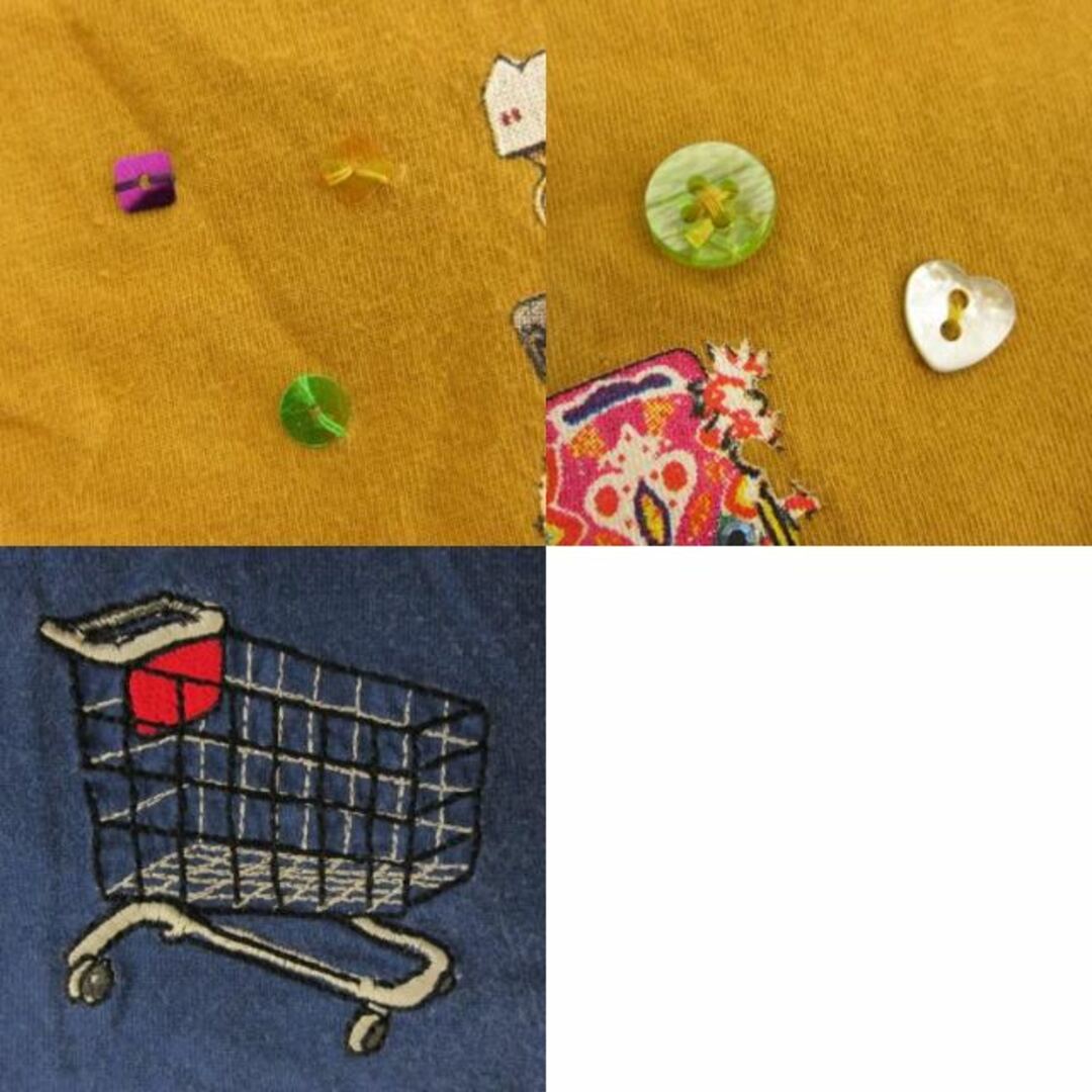 ポールスミス ピンク 2点セット Tシャツ 半袖 風景 装飾 ネイビー M レディースのトップス(Tシャツ(半袖/袖なし))の商品写真