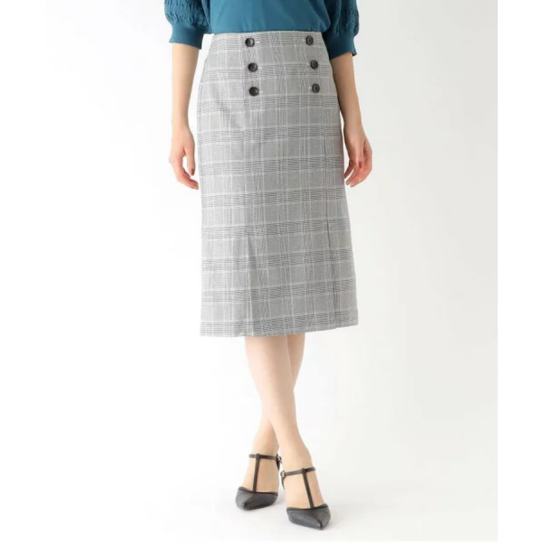 INDEX(インデックス)のチェックタイトスカート レディースのスカート(ひざ丈スカート)の商品写真