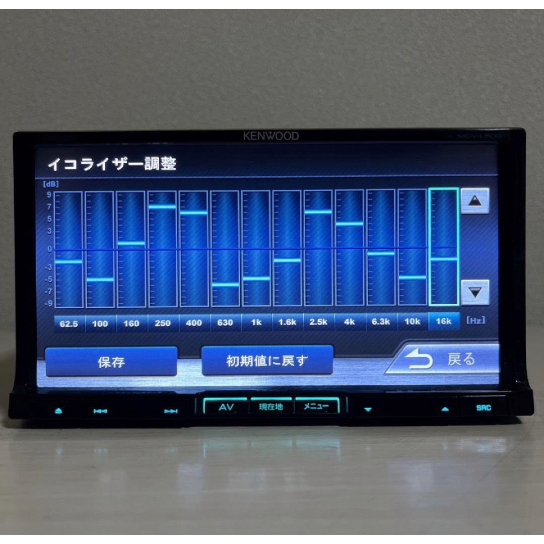 KENWOOD(ケンウッド)のケンウッド彩速ナビMDV-L500上級クラスフルセグナビ　新品バックカメラ付き 自動車/バイクの自動車(カーナビ/カーテレビ)の商品写真