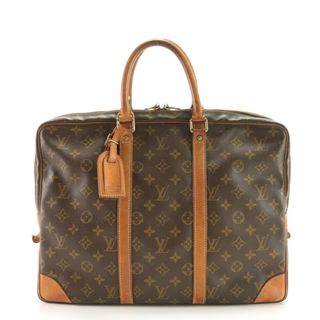 ルイヴィトン(LOUIS VUITTON)のベタなし ルイヴィトン モノグラム ポルト ドキュマン ヴォワヤージュ PDV M53361 レザー ビジネス バッグ 通勤 A4 メンズ MMM AB4-6(ビジネスバッグ)