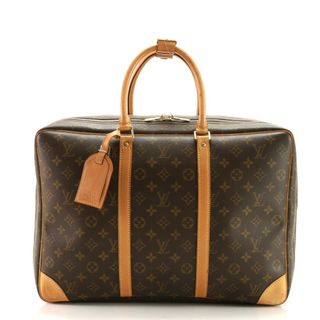 ルイヴィトン(LOUIS VUITTON)の極美品 ルイヴィトン モノグラム シリウス45 M41408 レザー ボストン バッグ トート 出張 旅行 トランク メンズ レディース MMM AB2-8(ボストンバッグ)