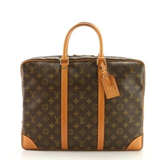 ルイヴィトン(LOUIS VUITTON)の極美品 ルイヴィトン モノグラム ポルト ドキュマン ヴォワヤージュ PDV M53361 ビジネス バッグ 書類鞄 通勤 A4 メンズ MMM AB3-4(ビジネスバッグ)