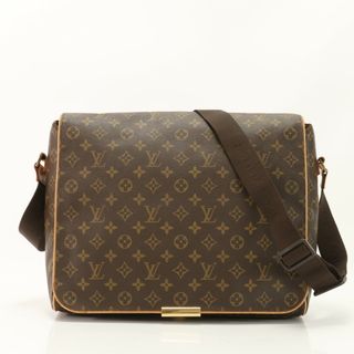 LOUIS VUITTON - 美品 ルイヴィトン モノグラム アベス M45257 ショルダーバッグ 斜め掛け メッセンジャー ビジネス 通勤 レザー A4 メンズ MMM AB2-10