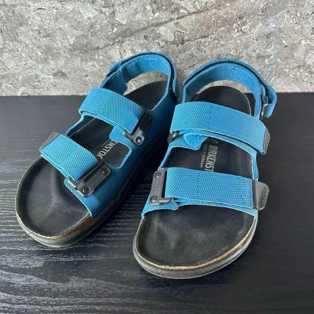 BIRKENSTOCK(ビルケンシュトック)の極美品/完売/ビルケンシュトック/タタコア/メンズ/サンダル/26cm/ブルー青 メンズの靴/シューズ(サンダル)の商品写真