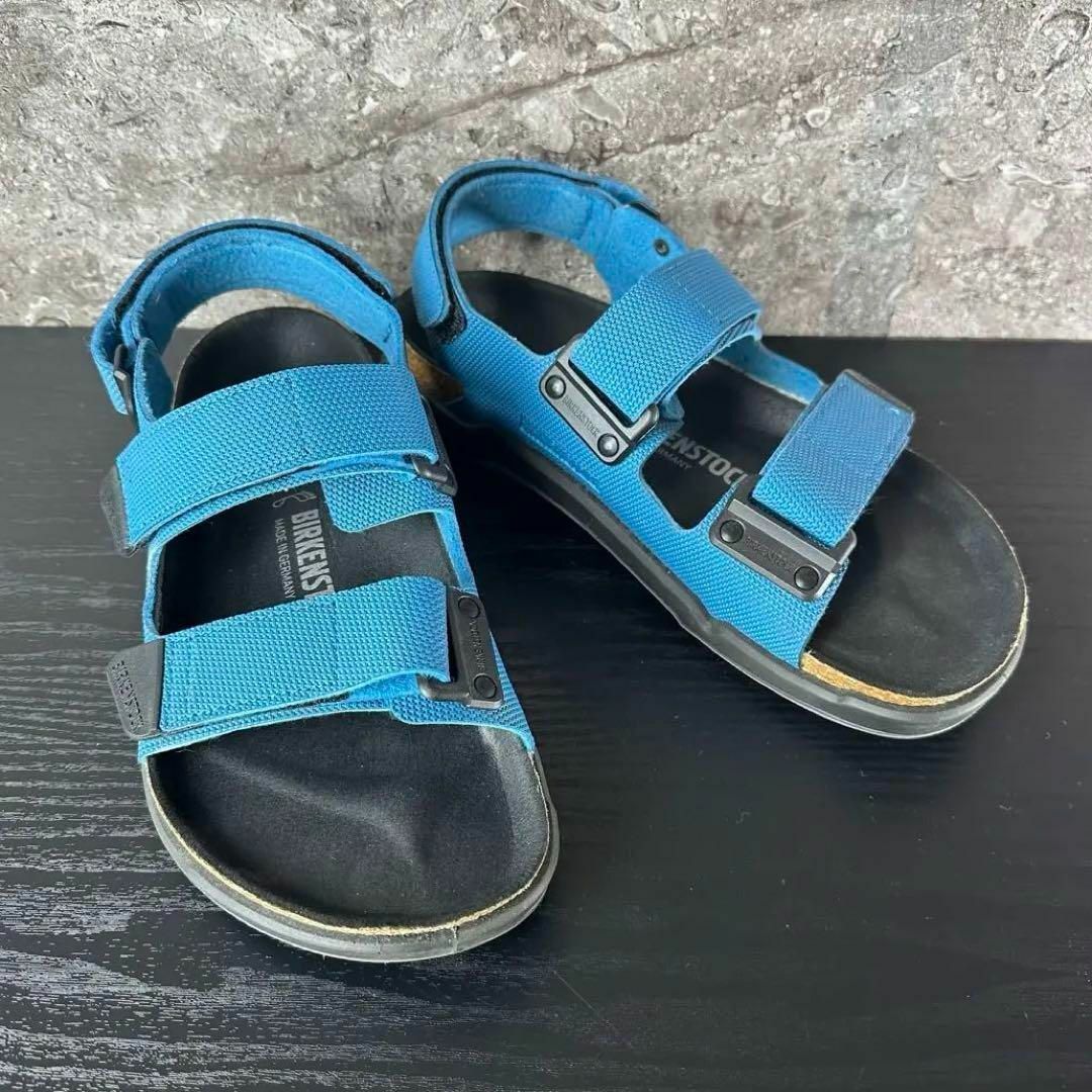 BIRKENSTOCK(ビルケンシュトック)の極美品/完売/ビルケンシュトック/タタコア/メンズ/サンダル/26cm/ブルー青 メンズの靴/シューズ(サンダル)の商品写真