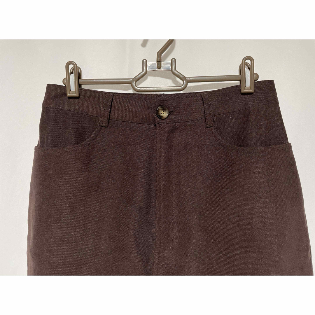 GRL(グレイル)のGRL グレイル バックスリットタイトスカート ブラウン レディースのスカート(ロングスカート)の商品写真