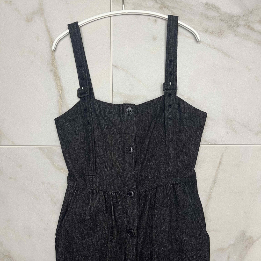 Ameri VINTAGE(アメリヴィンテージ)のアメリヴィンテージ CUT WORK INDIGO DRESS レディースのワンピース(ひざ丈ワンピース)の商品写真