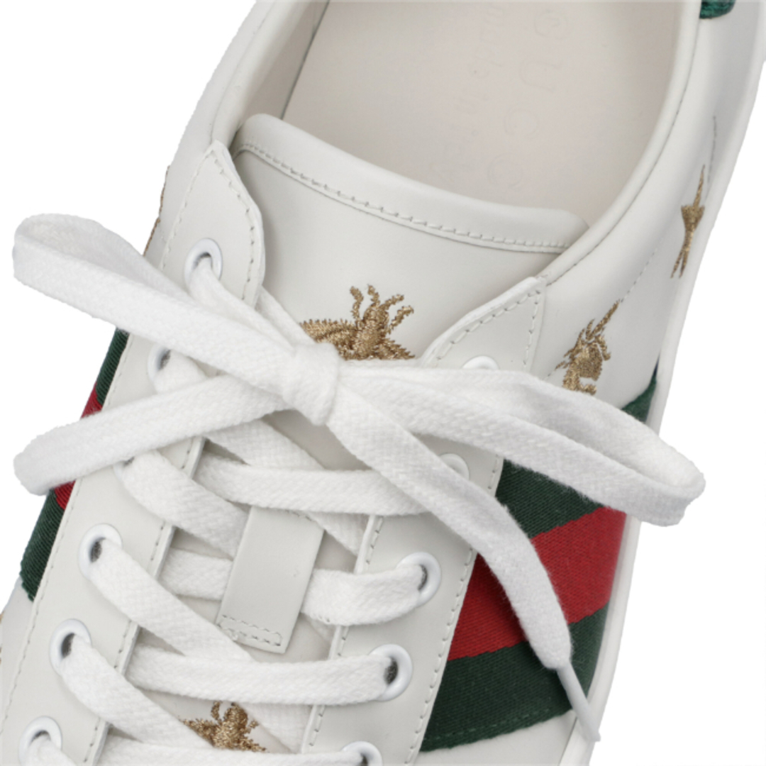 Gucci(グッチ)のグッチ/GUCCI シューズ メンズ NewAce スニーカー BIANCO/BIA/VRV/VERDE 386750-02JQ0-9073 _0410ff メンズの靴/シューズ(スニーカー)の商品写真