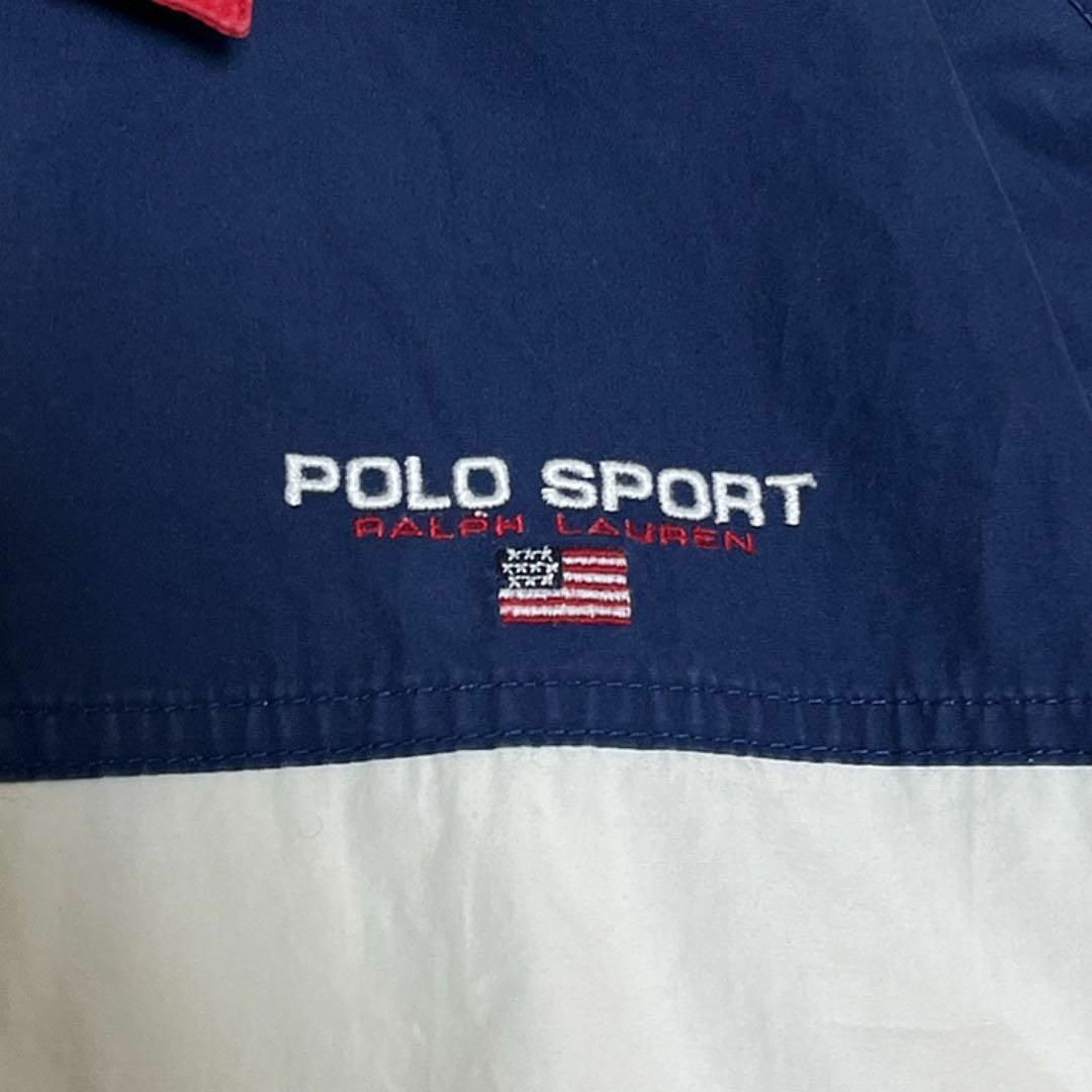 POLO RALPH LAUREN(ポロラルフローレン)の90s POLO SPORT ポロスポーツ コットンブルゾン スウィングトップ メンズのジャケット/アウター(その他)の商品写真