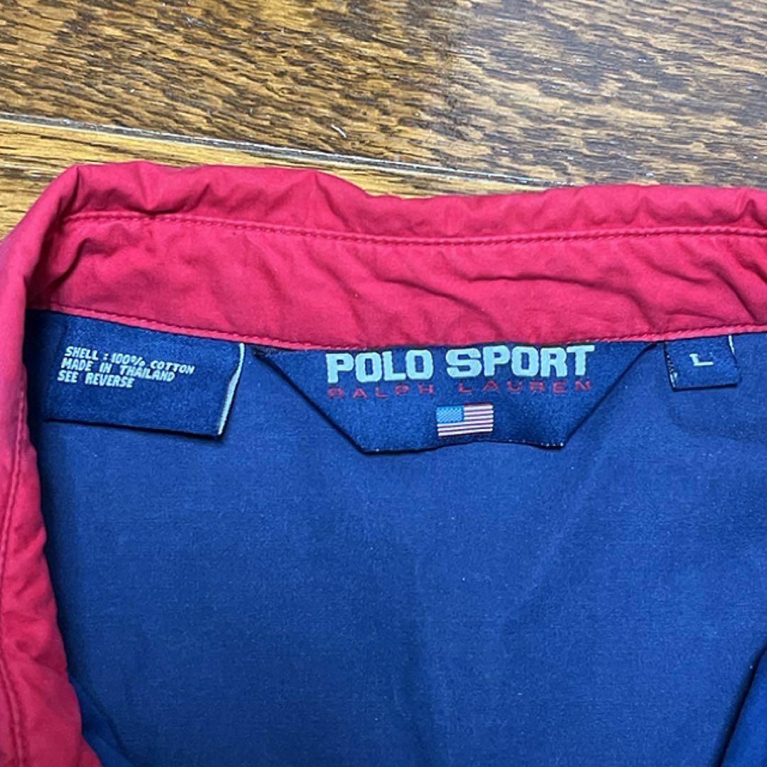 POLO RALPH LAUREN(ポロラルフローレン)の90s POLO SPORT ポロスポーツ コットンブルゾン スウィングトップ メンズのジャケット/アウター(その他)の商品写真