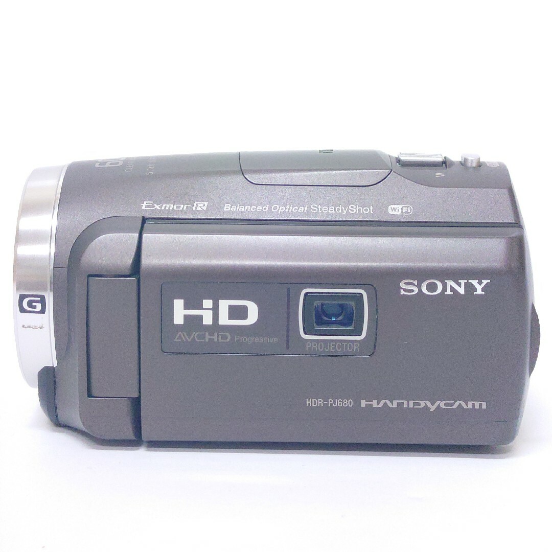 SONY(ソニー)のSONY HDR-PJ680 デジタルビデオカメラ ハンディカム ソニー スマホ/家電/カメラのカメラ(ビデオカメラ)の商品写真