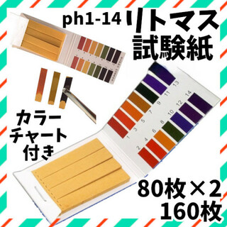 2個セット　リトマス紙 ペーハー試験紙 自由研究 宿題 ペット ph 水質検査(その他)