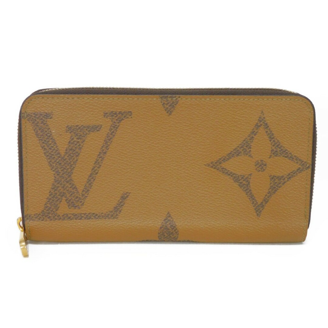 LOUIS VUITTON(ルイヴィトン)のLOUIS VUITTON ルイ・ヴィトン ジッピーウォレット LVロゴ ブラウン 新型 ラウンドファスナー ロングジップウォレット 現行 RFID ICチップ モノグラム ジャイアント リバース 長財布 M69353 レディースのファッション小物(財布)の商品写真