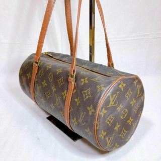 ルイヴィトン(LOUIS VUITTON)の674 ルイヴィトン　モノグラム　旧パピヨン30 ハンドバッグ　丸型　筒形(ボストンバッグ)