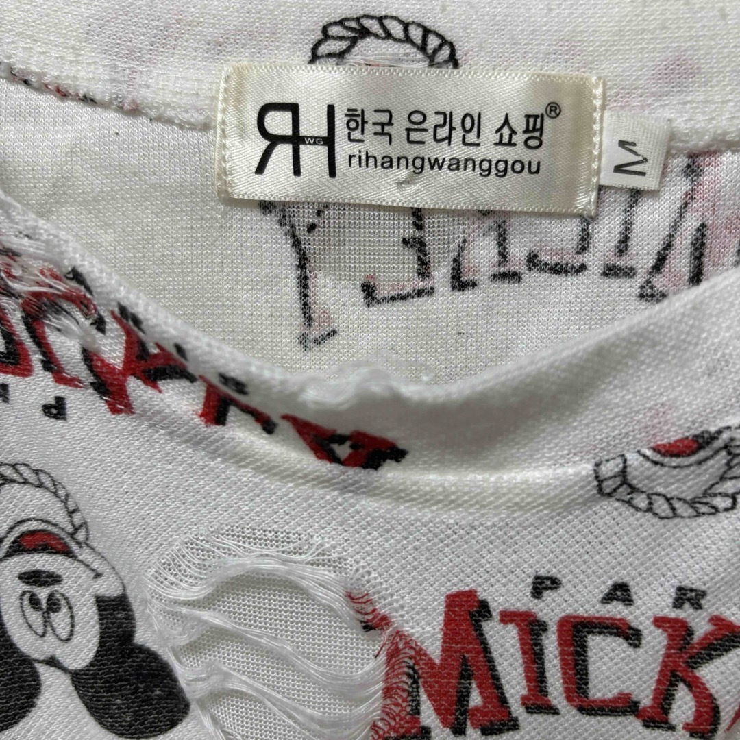 Disney(ディズニー)の韓国　古着　ディズニー レディースのトップス(Tシャツ(半袖/袖なし))の商品写真