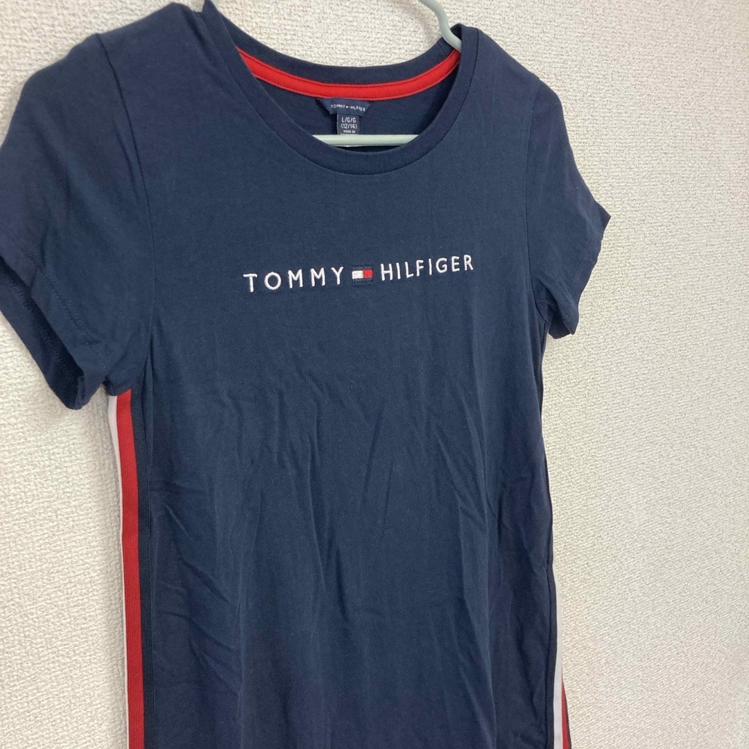 TOMMY HILFIGER(トミーヒルフィガー)の美品⭐︎トミーヒルフィガー　ワンピース キッズ/ベビー/マタニティのキッズ服女の子用(90cm~)(ワンピース)の商品写真