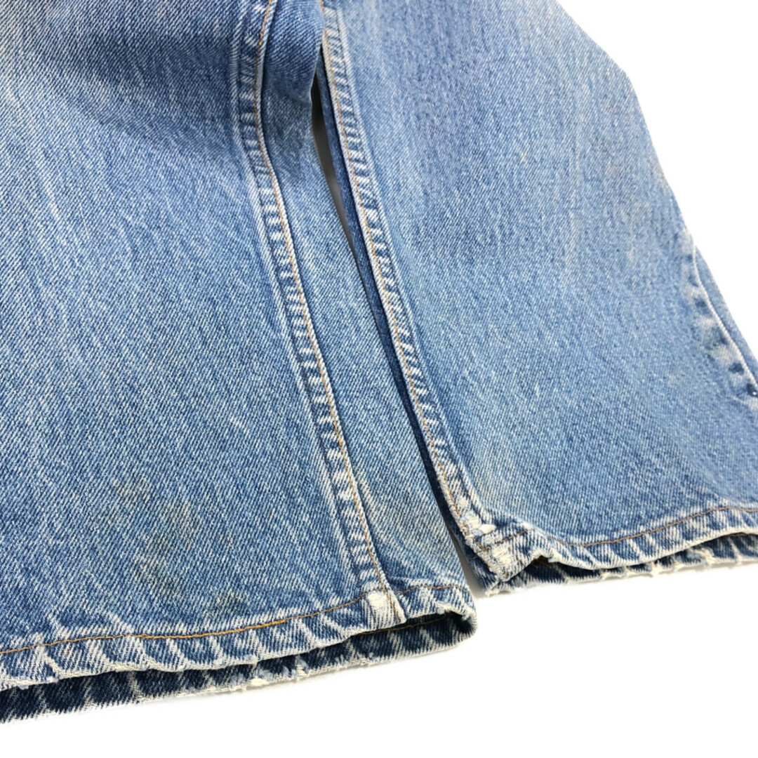 Levi's(リーバイス)の90年代 USA製 Levi's リーバイス 506 デニムパンツ アメカジ オレンジタブ ブルー (メンズ W30 L32) 中古 古着 Q5033 メンズのパンツ(デニム/ジーンズ)の商品写真