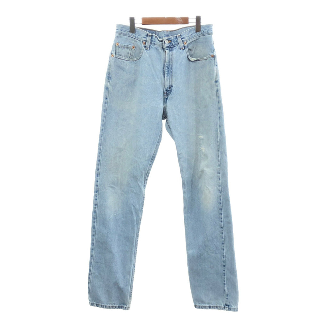 Levi's(リーバイス)の90年代 USA製 Levi's リーバイス 505 デニムパンツ アメカジ ブルー (メンズ W34 L34) 中古 古着 Q5034 メンズのパンツ(デニム/ジーンズ)の商品写真