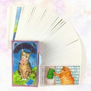 新品 CAT TAROT オラクル 可愛い猫のタロットカード 占い イラスト