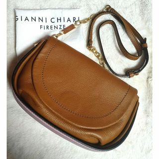 GIANNI CHIARINI - 一度使用極美品　ジャンニキャリーニ　ダイアナ　ショルダーバッグ2way　ブラウン