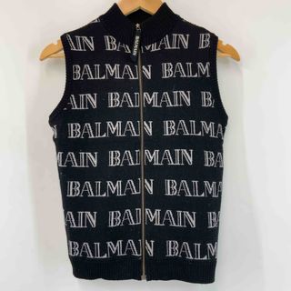 BALMAIN バルマン レディース ベスト/ジレ　ブラック(ベスト/ジレ)