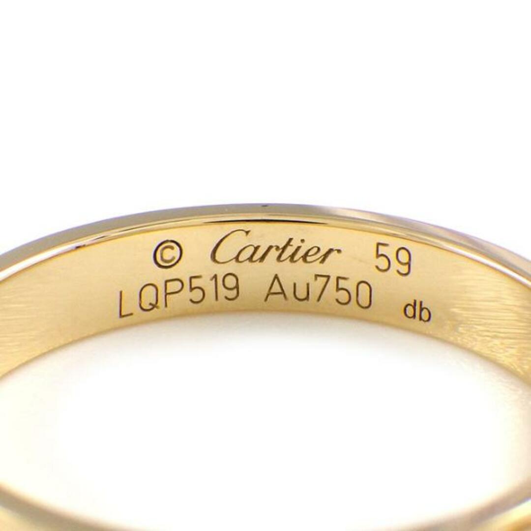 Cartier(カルティエ)のカルティエ Cartier リング ミニ ラブ B4085059 K18YG 18.5号 / #59 【中古】 レディースのアクセサリー(リング(指輪))の商品写真