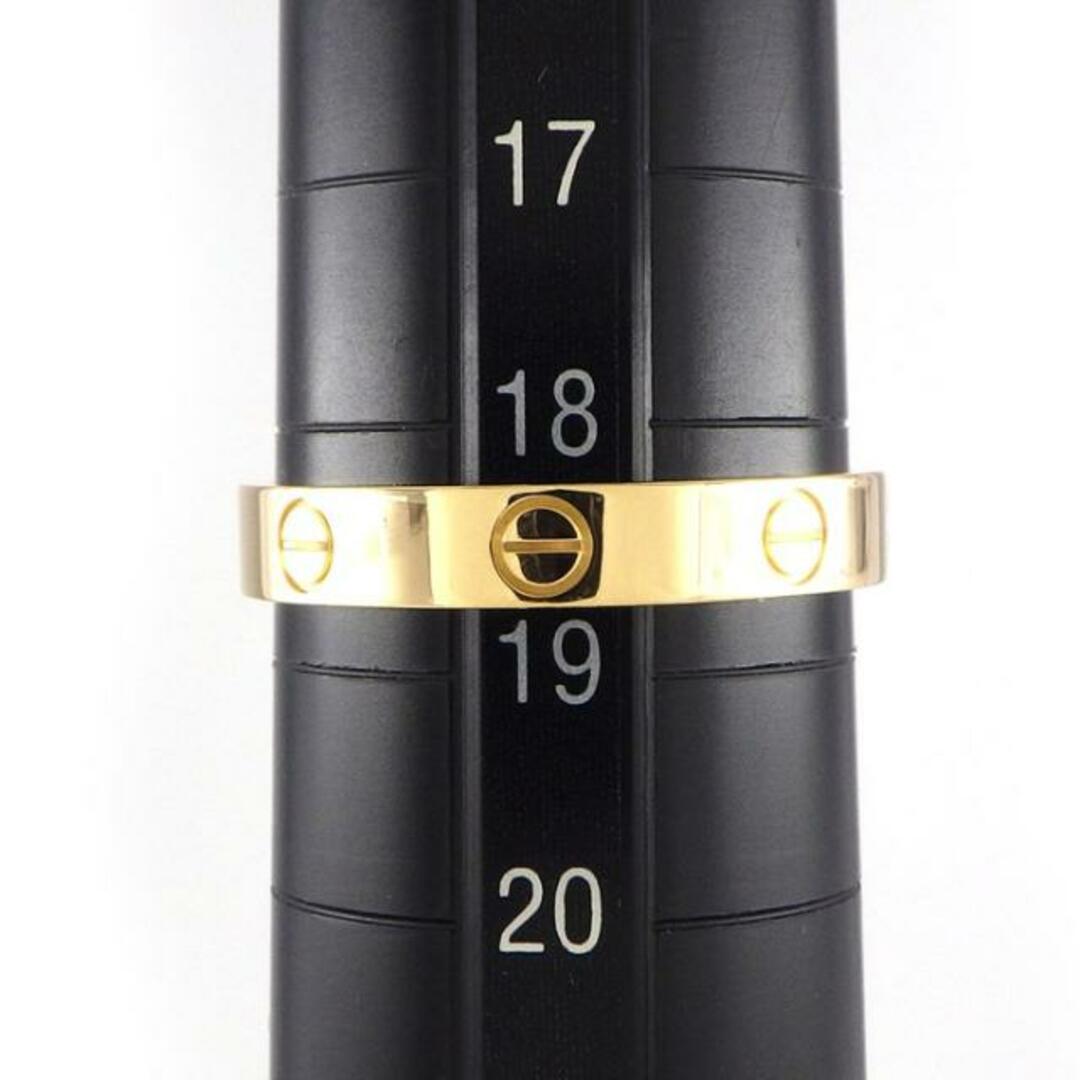 Cartier(カルティエ)のカルティエ Cartier リング ミニ ラブ B4085059 K18YG 18.5号 / #59 【中古】 レディースのアクセサリー(リング(指輪))の商品写真