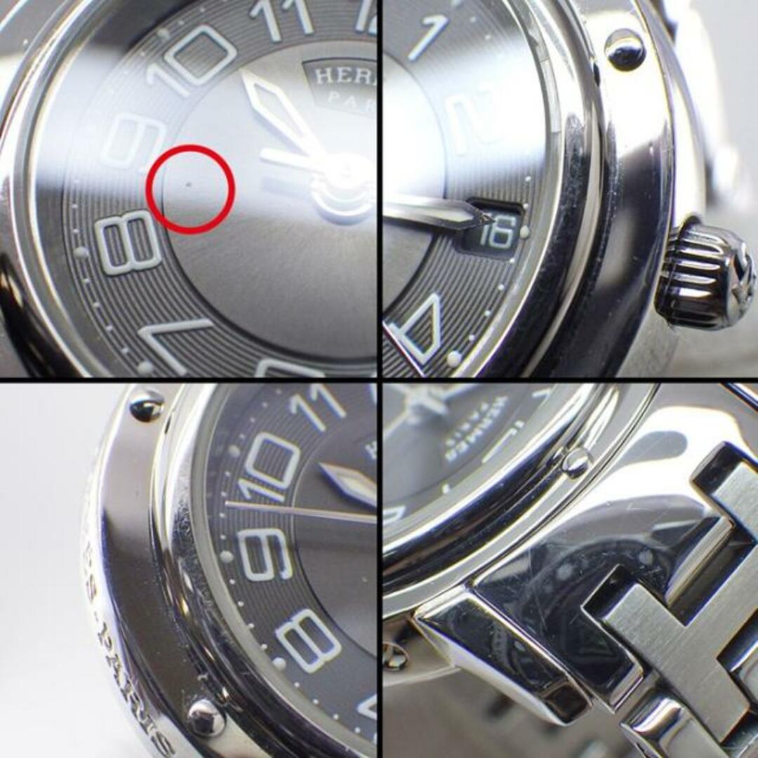 Hermes(エルメス)のエルメス HERMES 腕時計 クリッパー CP1.210.230/4969 サンレイ グレー文字盤 カレンダー SS クオーツアナログ 【中古】 レディースのファッション小物(腕時計)の商品写真