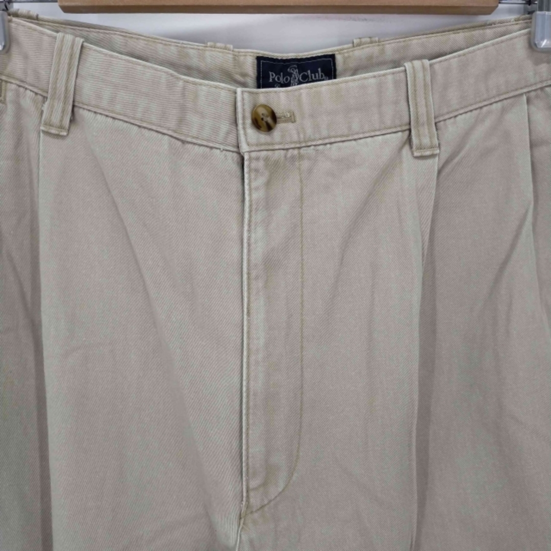 Polo Club(ポロクラブ)のPolo Club(ポロクラブ) ワイドフィットタックテーパードチノ メンズ メンズのパンツ(チノパン)の商品写真