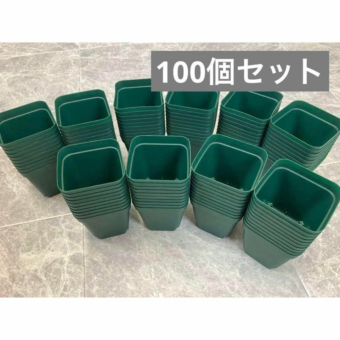 小 プランター 育苗 スターターポット 園芸 植物 100個 排水穴付き