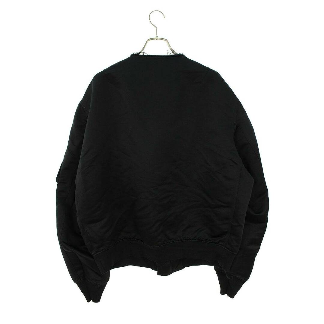 BLACK COMME des GARCONS(ブラックコムデギャルソン)のブラックコムデギャルソン  24SS  1M-J002 AD2023MA-1ナイロンジップアップボンバーブルゾン メンズ XXL メンズのジャケット/アウター(ブルゾン)の商品写真