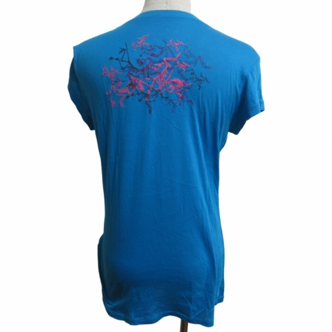 ARC'TERYX(アークテリクス)のアークテリクス ARC'TERYX Ｔシャツ カットソー 水色 M STK レディースのトップス(Tシャツ(半袖/袖なし))の商品写真