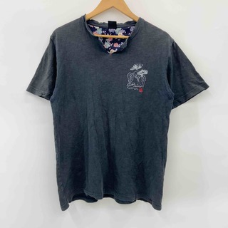 SMITH’S AMERICAN スミスアメリカン メンズ Tシャツ（半袖）チャコールグレー(Tシャツ/カットソー(半袖/袖なし))