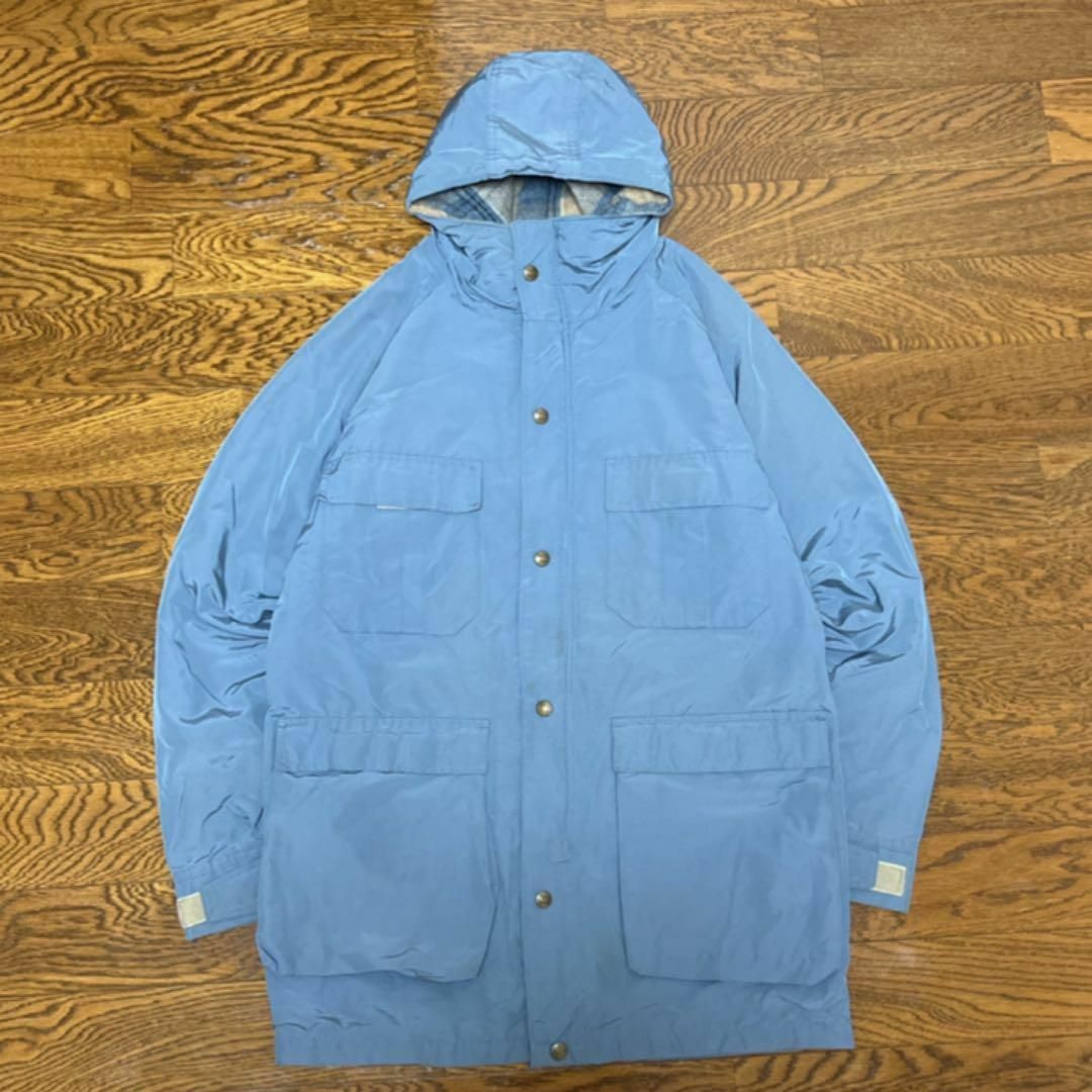 WOOLRICH(ウールリッチ)の70s Woolrich ウールリッチ マウンテンパーカー 水色 メンズのジャケット/アウター(マウンテンパーカー)の商品写真