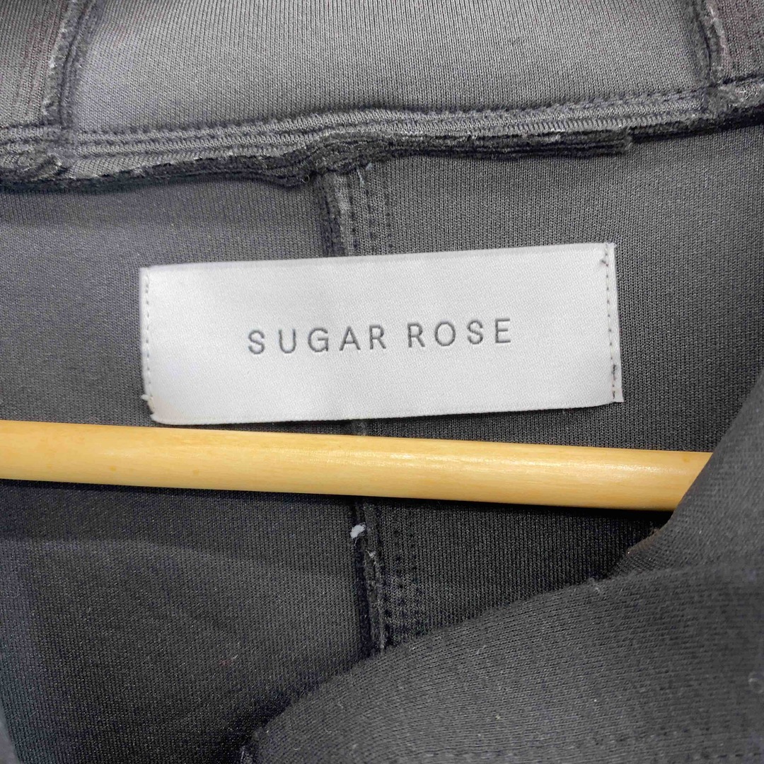 Sugar Rose(シュガーローズ)のSugar Rose シュガーローズ レディース ロングコート　スナップボタン　フード付き　ポケット　黒 レディースのジャケット/アウター(その他)の商品写真