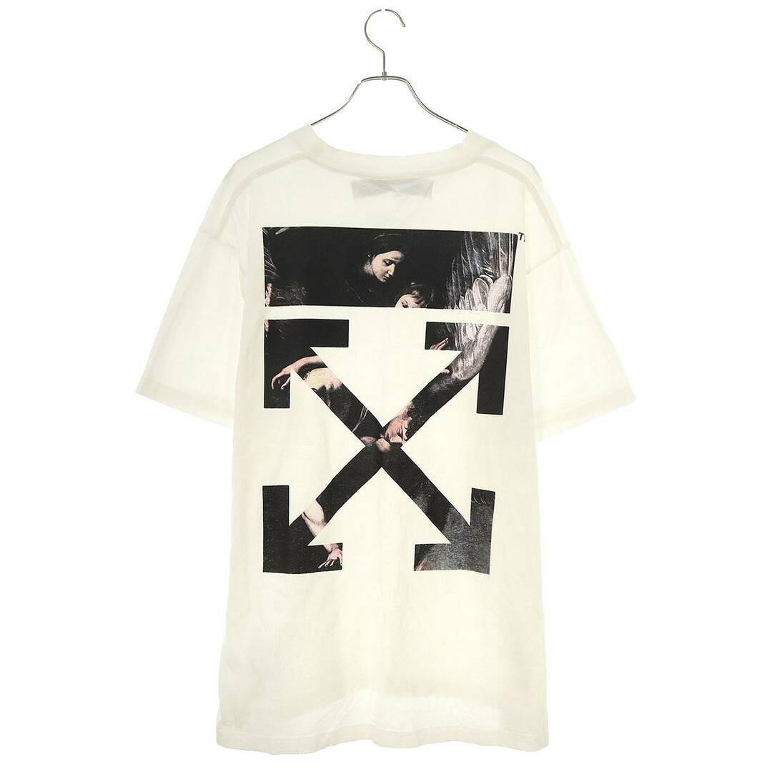 OFF-WHITE(オフホワイト)のオフホワイト  20SS  OMAA038S20185004 カラヴァッジョアロープリントTシャツ メンズ M メンズのトップス(Tシャツ/カットソー(半袖/袖なし))の商品写真