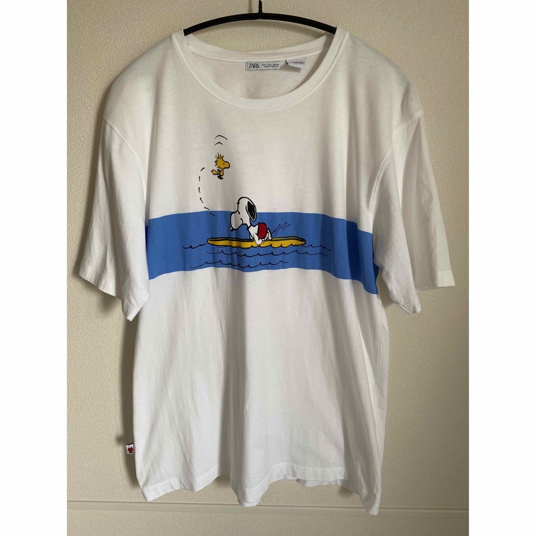 Design Tshirts Store graniph(グラニフ)の限定 Zara ピーナッツ コラボ SNOOPY Tシャツ メンズのトップス(Tシャツ/カットソー(半袖/袖なし))の商品写真