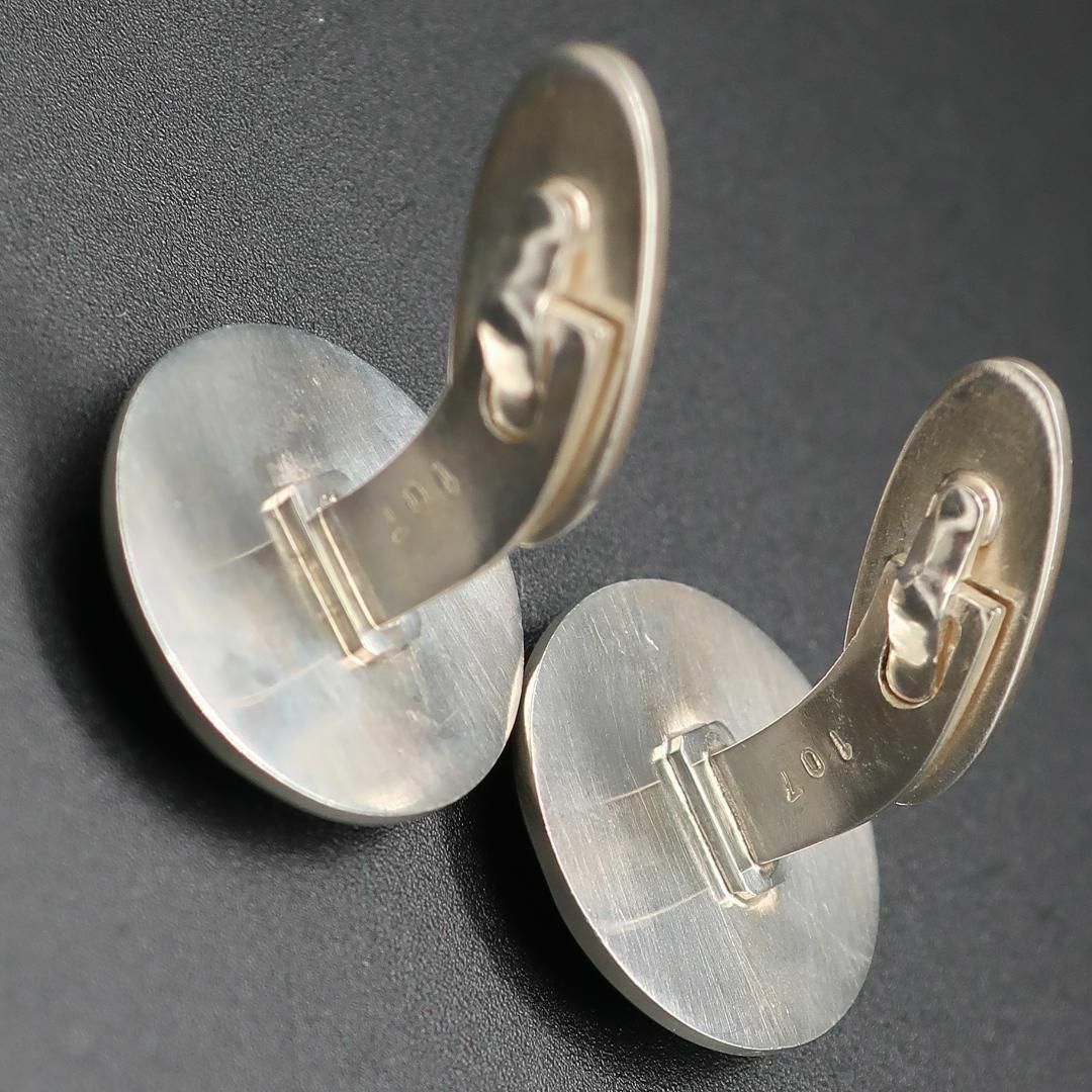 Georg Jensen(ジョージジェンセン)の正規品 ジョージジェンセン カフス Cufflinks サークル シルバー925 メンズのファッション小物(カフリンクス)の商品写真