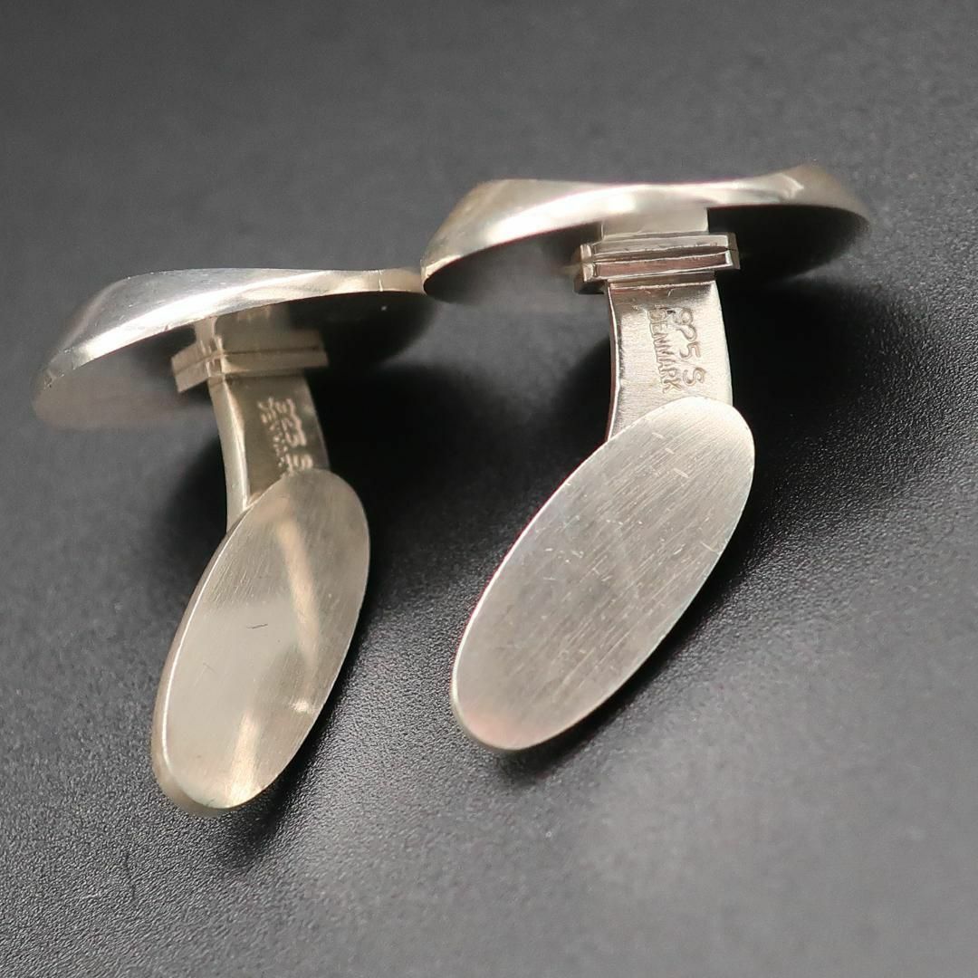 Georg Jensen(ジョージジェンセン)の正規品 ジョージジェンセン カフス Cufflinks サークル シルバー925 メンズのファッション小物(カフリンクス)の商品写真