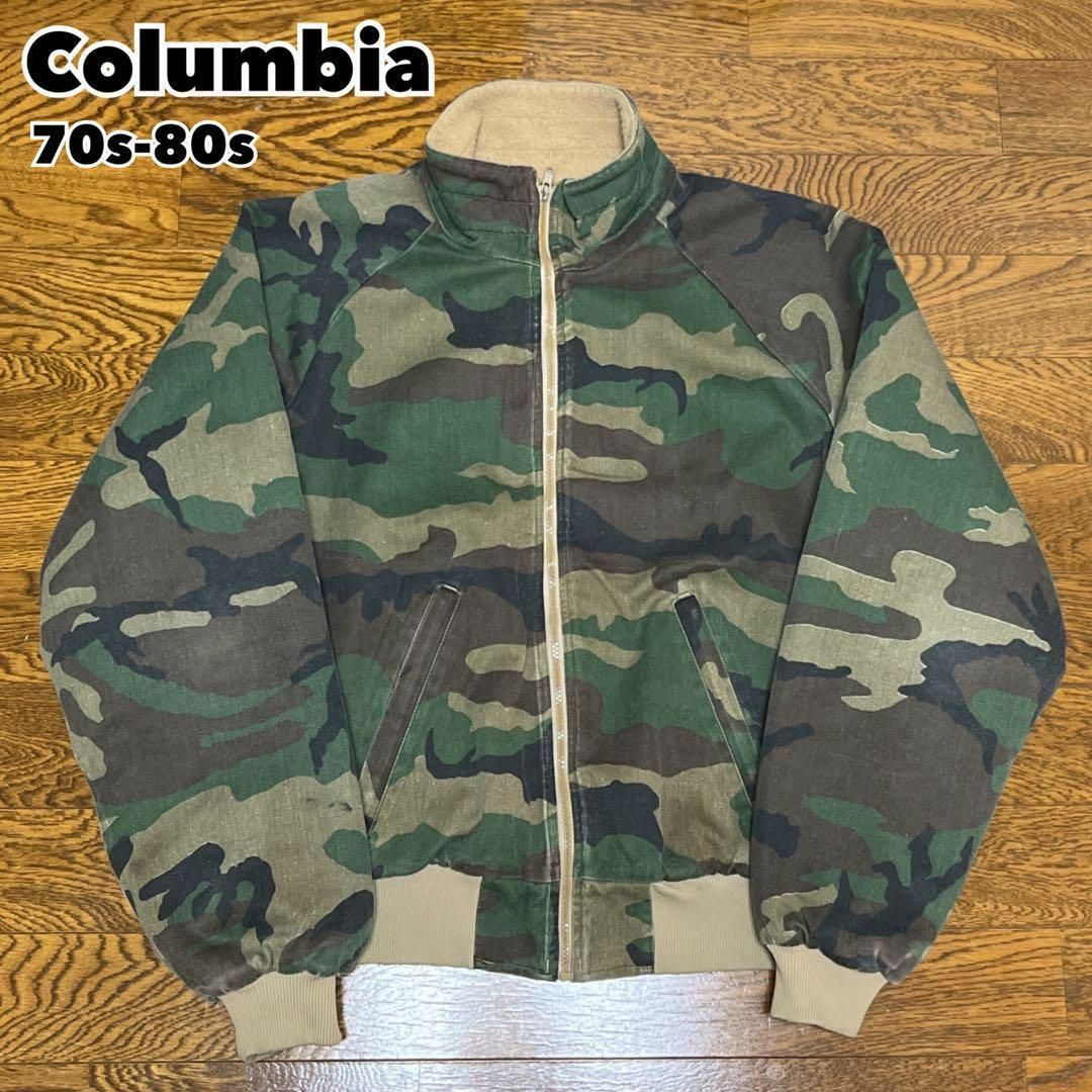 Columbia(コロンビア)の70s-80s Columbia コロンビア 迷彩ジャケット 裏地フリース XL メンズのジャケット/アウター(その他)の商品写真