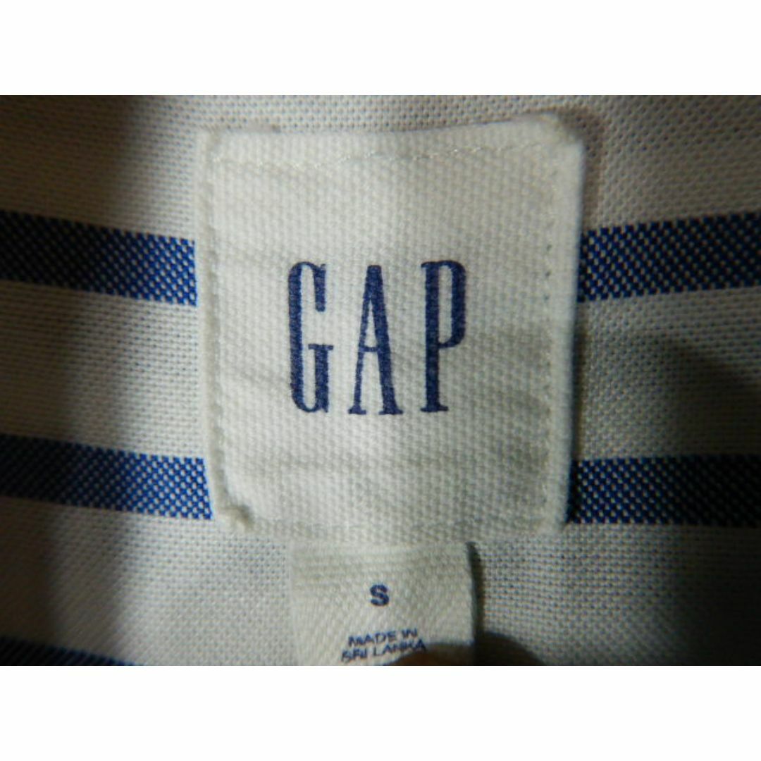 GAP(ギャップ)の8990　GAP　ギャップ　半袖　ボーダー　デザイン　ボタンダウン　シャツ メンズのトップス(シャツ)の商品写真