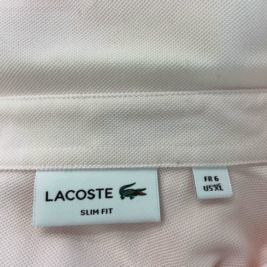 LACOSTE(ラコステ)のLACOSTE ラコステ メンズ 長袖シャツ　ピンク メンズのトップス(シャツ)の商品写真