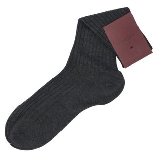 ジョンロブ(JOHN LOBB)のジョンロブ/JOHN LOBB 靴下 メンズ SHORT COTTON SOCKS ソックス DARK GREY YSOC01L-0015-3A(ソックス)